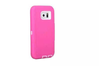 

мити S6 дело красочные робота - 2 в 1 комбо shockproof назад покрытия для Samsung Galaxy S6 большегрузных телефон дело 12 цветов