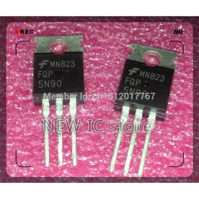 

Free shipping 10PCS 5N90C FQP5N90 TO-220 5A900V TO-220 100% NEW