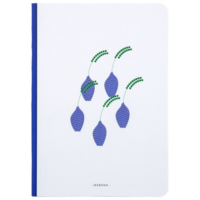 

Kinbor 120 sheets of B6 grid hand book hand book notepad square lattice stationery notebook flower path - gift DTB40037