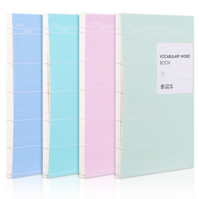

Deli deli 100K80 pages wireless plastic student word soft copy book notebook J10080