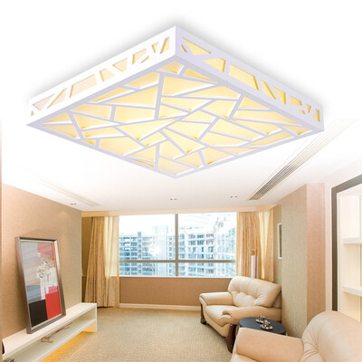 

Jingdong Supermarket] for the first time the ceiling lamp bedroom lights Daqing past 45 * 45cm three color temperature night light DD1812 led24w