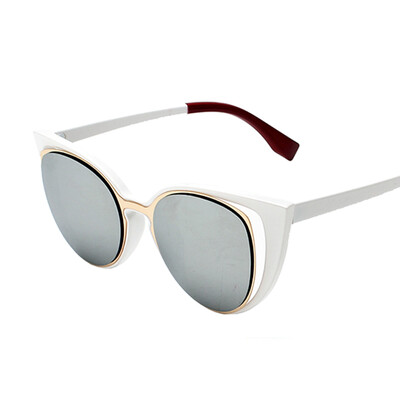 

FEIDU Fashion Sexy Cat Eye Sunglasses Women Brand Designer Vintage Coating Mirrored Sun Glasses Gafas Oculos De Sol Feminino