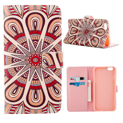 

MOONCASE Case for iPhone 6 Plus (5.5") Flip Leather Wallet Card Slot Foldable Stand Feature Case Cover [Pattern series] /a02