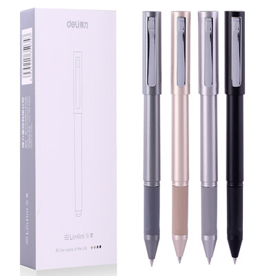 

Deli deli music office 05mm black gel pen bullet pen pen 12 A15