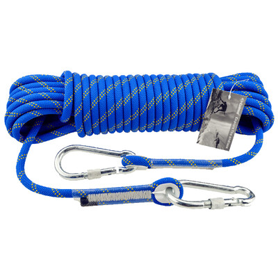 

Golm static rope climbing rope rappelling rope outdoor climbing rope safety rope Spider-man rescue climbing rope CE certification 20 m blue