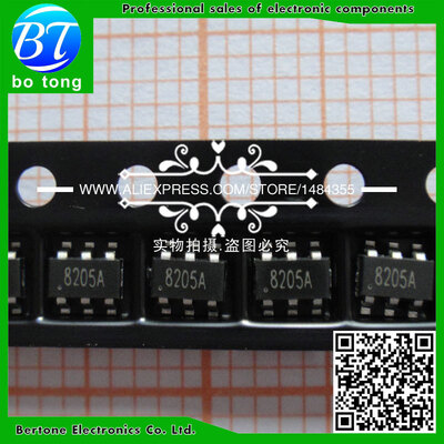 

Free shipping IC Chip 8205S 8205A lithium battery protection IC SOT23-6 200pcs lot