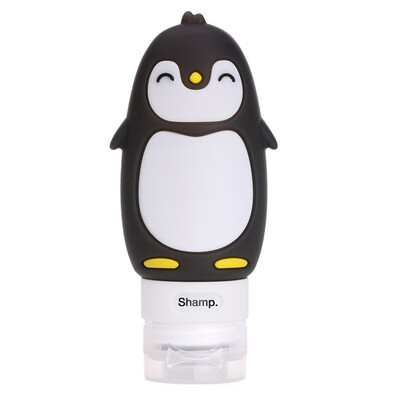 

Xin Yan travel silicone bottle bottling cartoon wash cosmetics shampoo shower gel portable free shipping bottle pink little devil 60ml