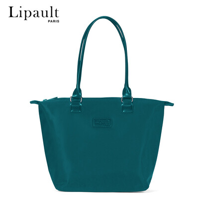 

Lipault casual fashion tote bag commute large capacity shoulder bag solid color light handbag temperament female P5124012 Roland purple
