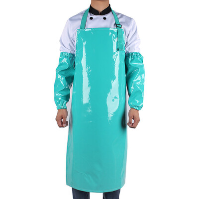

Work Bib Apron Adjustable for Men & women Water&Oil resistant Multipurpose UseCome with 2 pieces of sleeve covers for free