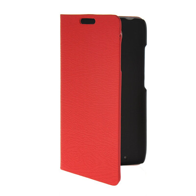 

MOONCASE Slim Leather Side Flip Wallet Card Slot Pouch Stand Shell Back ЧЕХОЛ ДЛЯ Motorola Moto Droid Turbo XT1254 Red