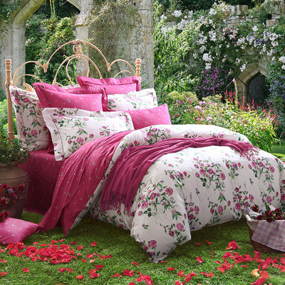 

Meng Jie home textiles produced MEE bedding sets of cotton printing four sets of cotton sheets quilt cover flowers Qiao 15 meters bed 200 230cm