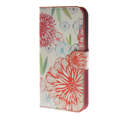 

MOONCASE Printed pattern Leather Wallet Flip Card Slot Holster Pouch Stand Shell Back чехол для Samsung Galaxy S6 a12