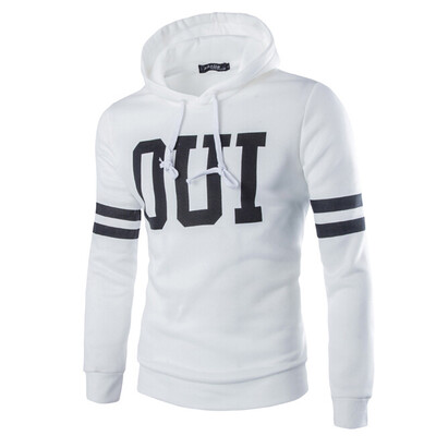

Zogaa Men's Hoodie Slim Classic Printing Short Nap