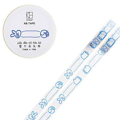 

Kinbor hand book&paper tape 15mm10m hand book sticker cartoon color tape take off DTB64134