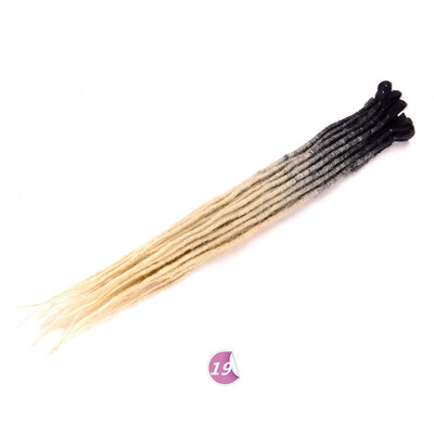 

24 inch Dreadlocks Hair Extensions Purple Ombre Crochet Hair 5 Strands Synthetic Crochet Braid Hair For Women