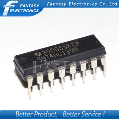

50PCS SN74HC139N DIP16 SN74HC139 DIP 74HC139N 74HC139 new and original IC free shipping