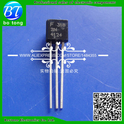 

20PCS 2N4124A 2N4124 transistors TO-92