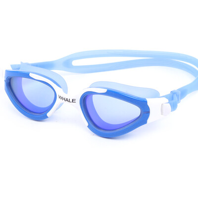 

Swim Goggles Whale Profession No Leaking Anti Fog Men Women Adult Swimming Mirror Coated Free Quick Adjustable Silicone Headband