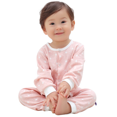 

Elephant baby elepbaby baby onesies newborn baby open file romper romper spring&autumn basic models cotton knit outwear home service small stars gray 80 yards