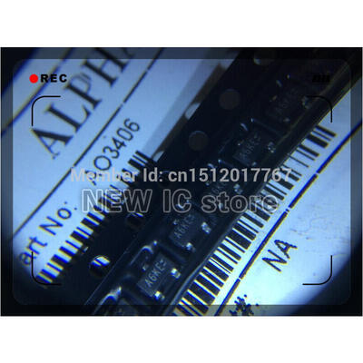 

500pcs/lot AO3406 3406 making A6KE SOT-23 N-Channel MOSFET IC New ORIGINAL Free Shipping