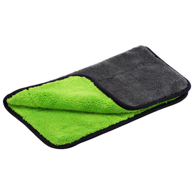 

Car Buddy car wash towel double color double thick coral fleece cleaning cloth absorbent towel 4538cm green gray single car accessories HQ-QX034