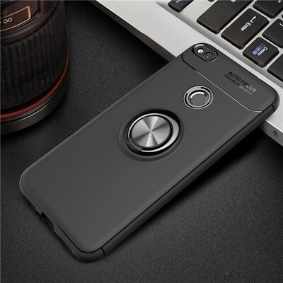

Huawei Novo 2SP8 Lite Luxury Metal Ring Magnetic Bracket Shockproof Cooling TPU Phone Case