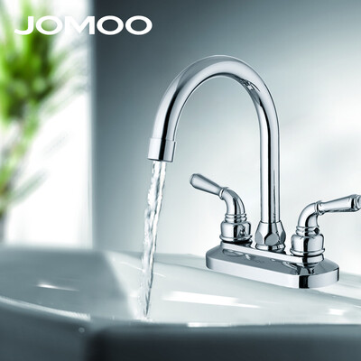 

JOMOO bathroom basin faucet mixer tap double handle double hole chrome wash basin sink faucet