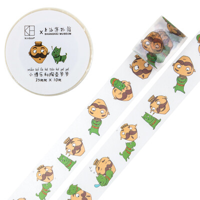 

Kinbor × Shanghai Museum Pocket&Paper Glue Bandwidth Edition 35mm10m Handbook Sticker Bole&his little friend DTB64168