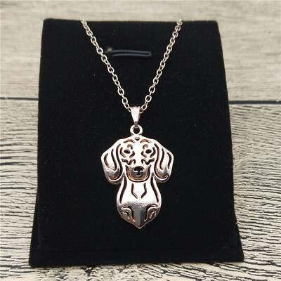 

New Dachshund Necklace Trendy Style Dachshund Pendant Necklace Women Pet Jewellery Fashion Animal Dog Jewellery