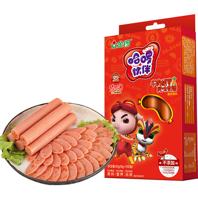 

Golden ham ham sausage Haji partner beef carrot flavor sausage 18g5