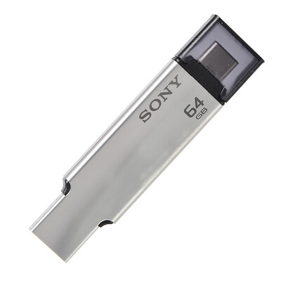 

SONY 64G U disk Type-C CA2 high speed aluminum alloy double plug metal U disk reading speed 130MB s mobile phone U disk Type-C USB dual plug