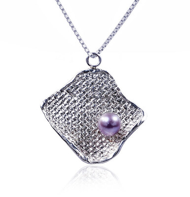 

Ювелирные изделия подарка ювелирных изделий Handmade 925 стерлингового серебра ARTDOU Pearl Pendant для женщин, 18 "