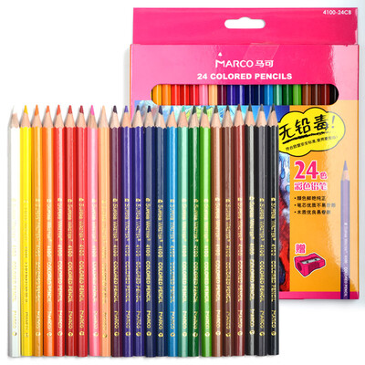 

Marco 4100-24CB 24 color pencil color pen color lead paper box