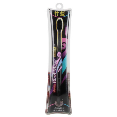 

LG bamboo cool Hyun soft toothbrush imported black pearl powder Hyun black soft hair care gums color randomly sent