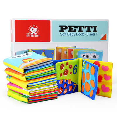 

topbright) newborn enlightenment kit baby toys 0-1 years old baby cloth book