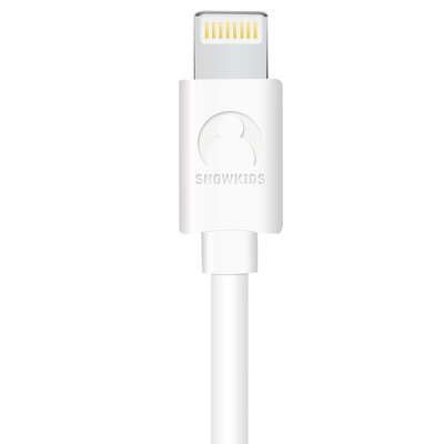 

Snowkids Charging&Data Transfer Cable for iPhone6s7Plus5X8iPad pro 2M White