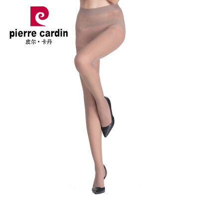 

Pierre Cardin stockings womens pantyhose 12D full seamless stockings apple hips silk matte romper socks 2 strips light brown color code