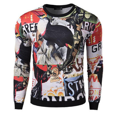 

Zogaa Hot New Mens Hoodie Fashion 3D Printing Casual