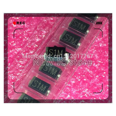 

Free Shipping 20pcs/lot SMD rectifier diodes GS1M making S1M SMA DO-214AC new original