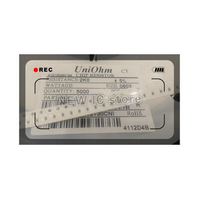

Free Shipping 500PCS/LOT 2K OHM 2KR 2K 0603 5% SMD resistencias / 0603 Chip resistor 100% NEW