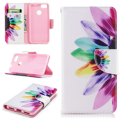 

BEFOSPEY Painting PU LeatherSoft TPU Card Slot Stand Wallet Case For Huawei P9 lite mini50" Y6 Pro2017