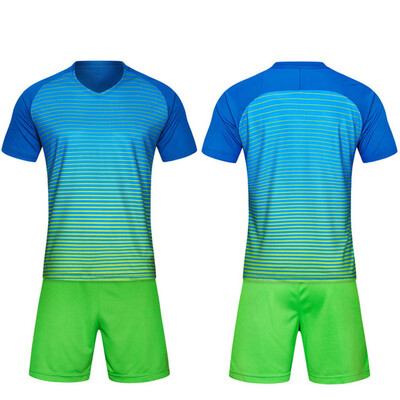 

Football Sets Training Suit Clothes Set for Men Soccer Jersey&Short Sleeve Uniforms Quick Dry Sports Clothing Adult Wear