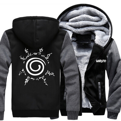 

2018 autumn hot anime sweatshirt men blood youth Uzumaki Naruto Fashion brand clothing hip hop fitness mens hoodies funny