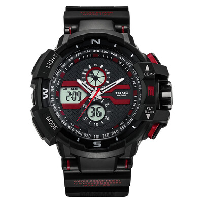 

TOMO Watches Nimitz Waterproof Series Electronic Men's Swimming Sports Watch T1002B Active Orange