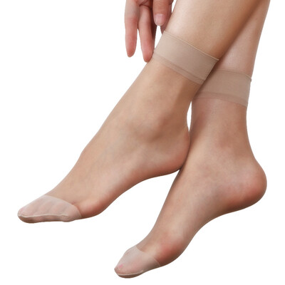 

HENGYUANXIANG Women Low Cut Silk Socks HSW1601 Free Size