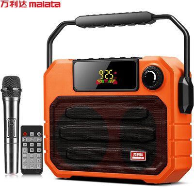 

Malata X06 Outdoor Square Dance Аудио Bluetooth-динамик Портативная портативная карта Высокомощный микрофон с сабвуфером с микрофоном (оранжевый)