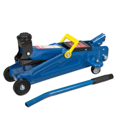 

BIG RED car jack 2tons blue horizontal hydraulic jack vehicle tools car van tyre change tool