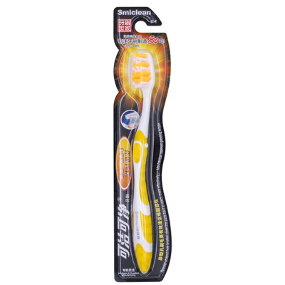 

Cleanable&neat toothbrush physical sharpened hair shaped hole single loading