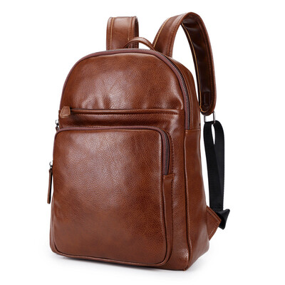 

Мода Новая сумка Корейский мужской кожаный рюкзак Досуг Рюкзак Daypacks Back Pack