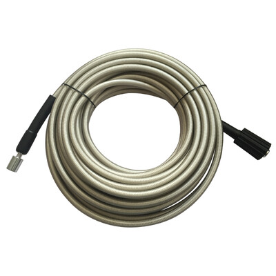

Guide car home car washing machine high pressure buckle outlet pipe high pressure cleaning machine car wash pump woven explosion-proof tube original accessories auto supplies card buckle woven explosion-proof tube 15 meters